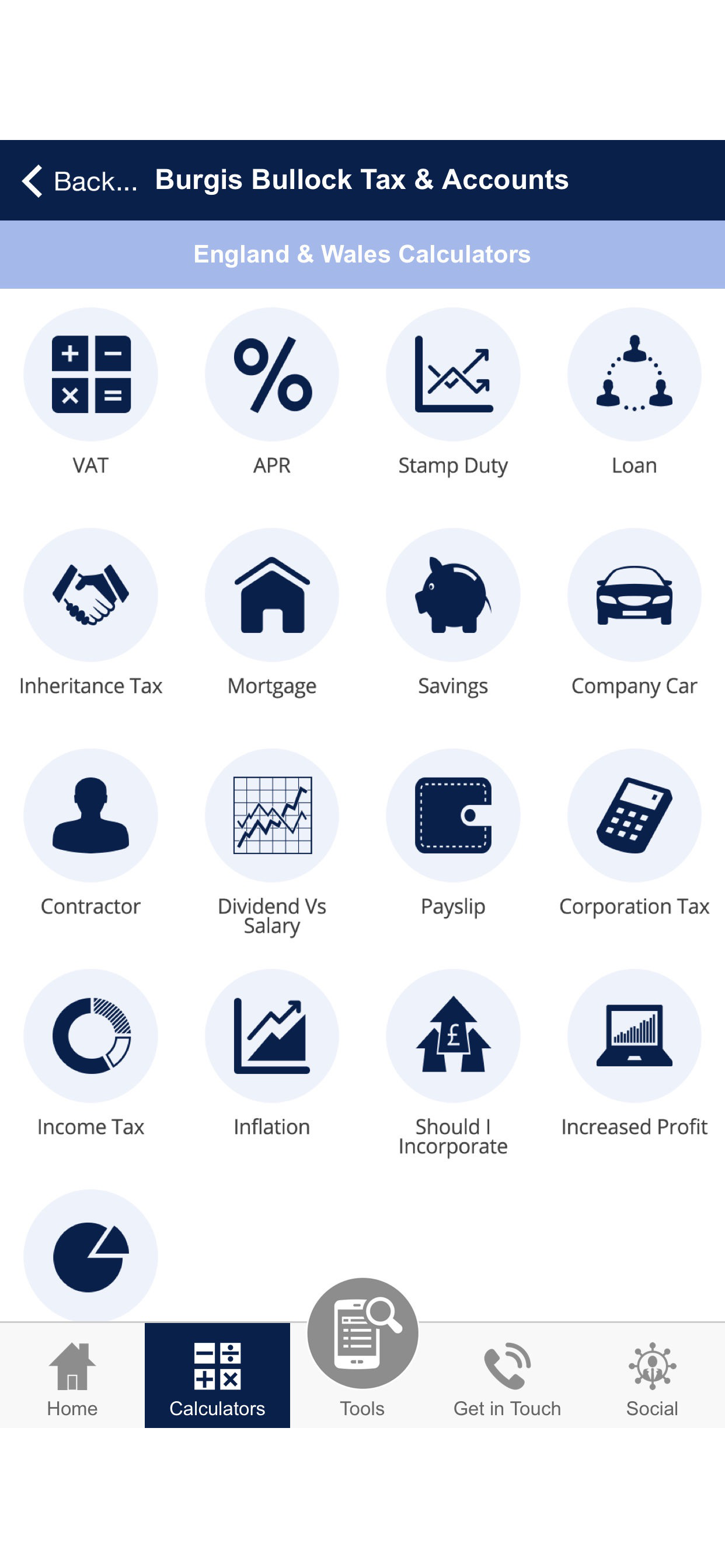 Burgis Bullock: Tax & Accounts