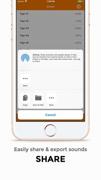 How to cancel & delete Growl - Tiger Sounds from iphone & ipad 3