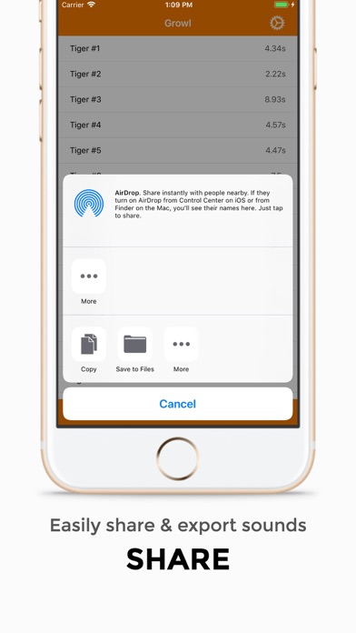 Growl - Tiger Sounds screenshot 3