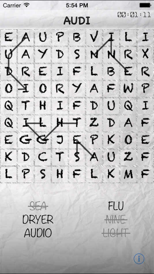#1. words search Z+ (iOS) 由: Liutauras Stravinskas