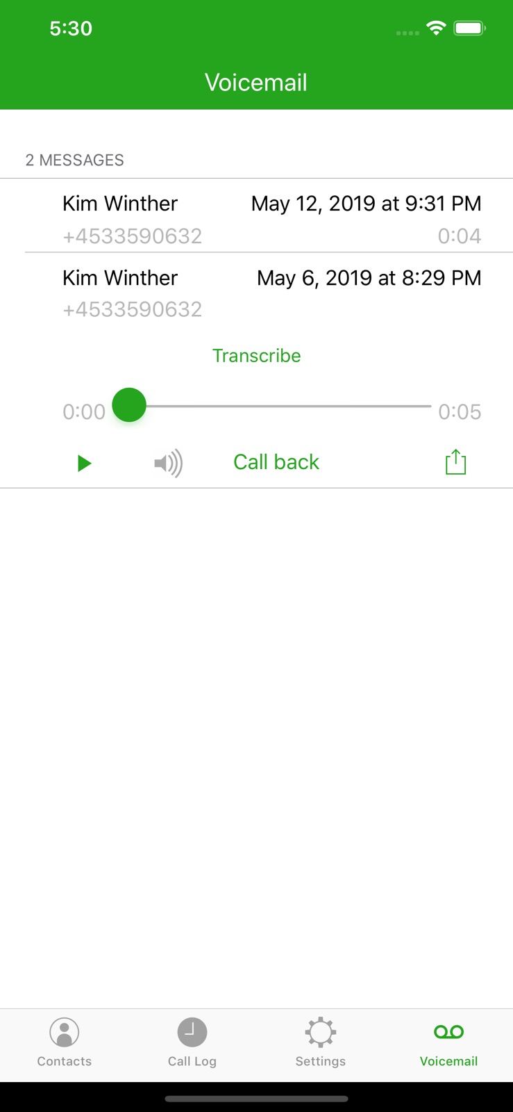 Call Control for BroadWorks V2 iphone screenshot 4