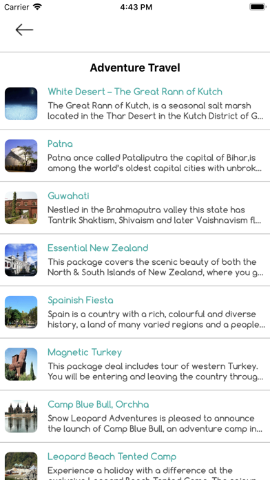 Travel Portal Of India Screenshot
