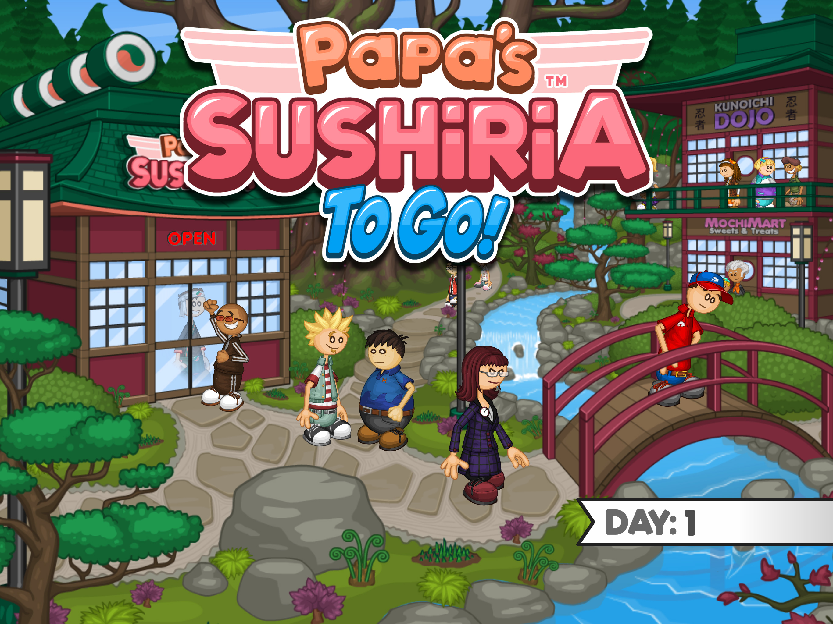 Papa's Sushiria To Go!
