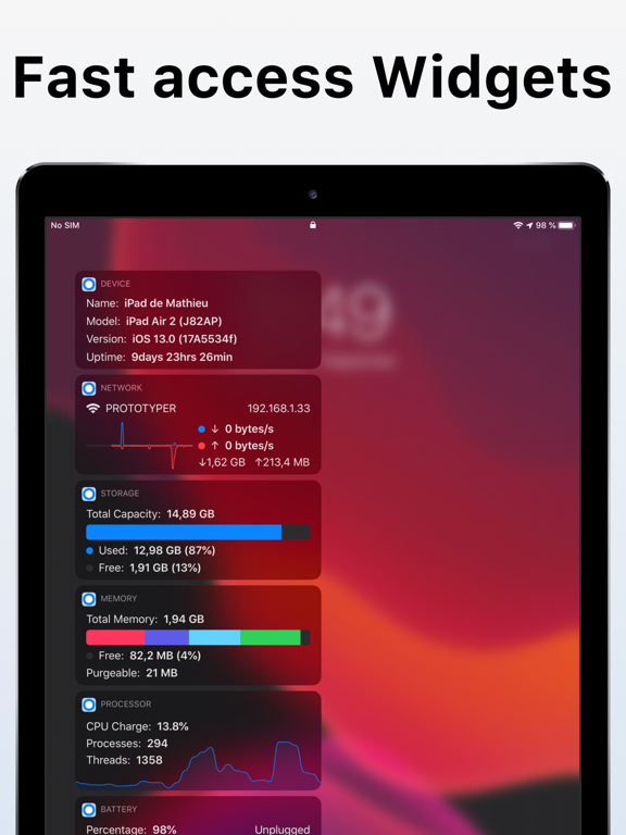 Omnistat 2 iPad screenshot 1 - Utilities app
