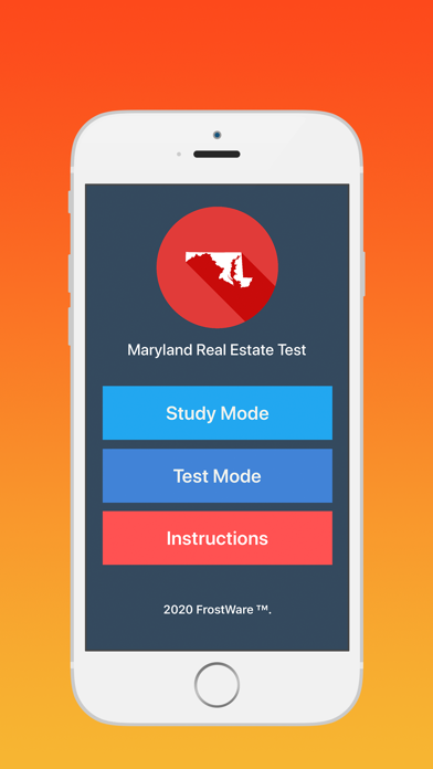 Screenshot #1 pour Maryland - Real Estate Test