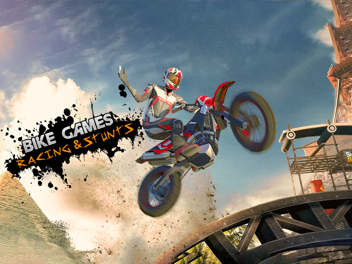 Bike Stunts Drag Racing Games