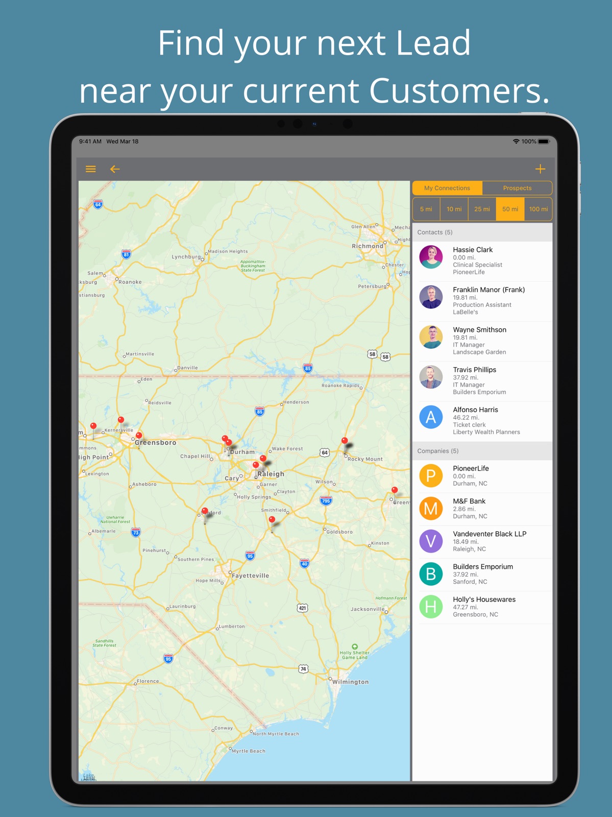 HaystackCRM ipad screenshot 4