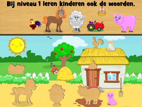 Puzzels voor kinderen leerzaam iPad app afbeelding 3