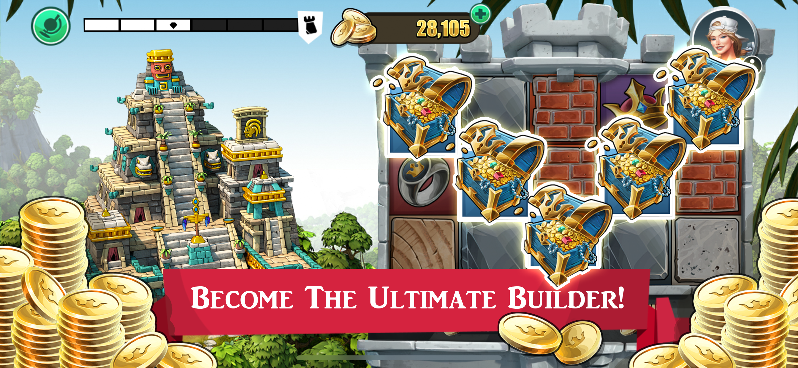 Castle Builder - Epic Slots screenshot 6