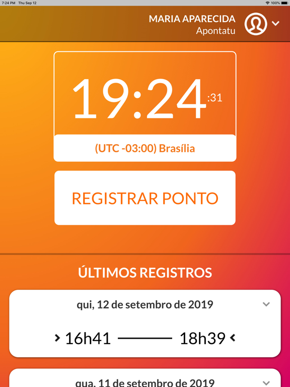 Apontatu iPad screenshot