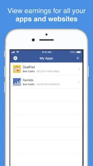 FanAds - Revenue Reporting iphone bilder 1