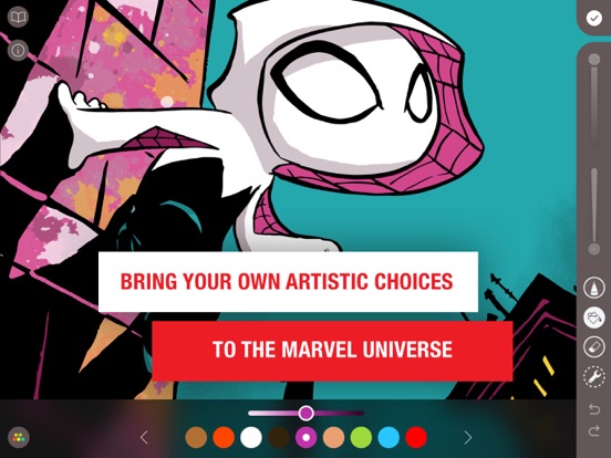 Marvel: Color Your Own iPad app afbeelding 4