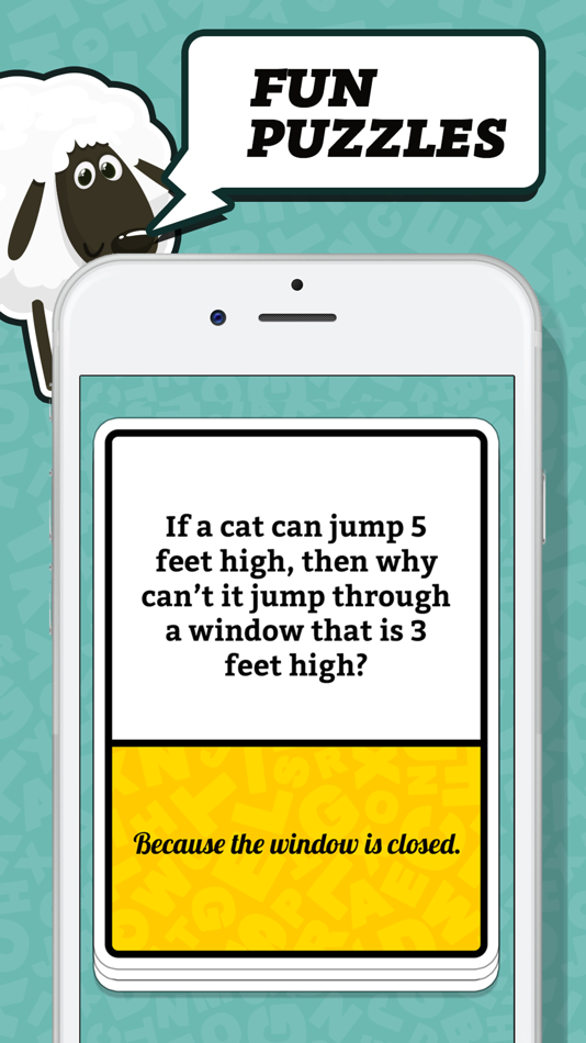 #3. Puzzle Riddles with Answers (iOS) By: XiaoLei Li