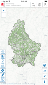 geoportail.lu screenshot