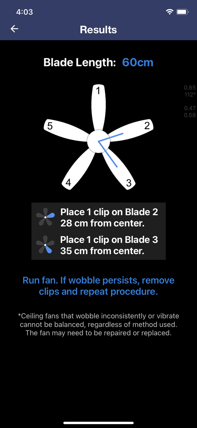 Ceiling Fan Balancer