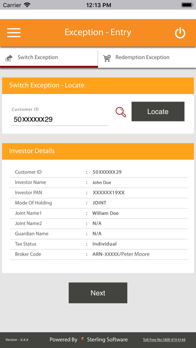 NSE NMF II Screenshot