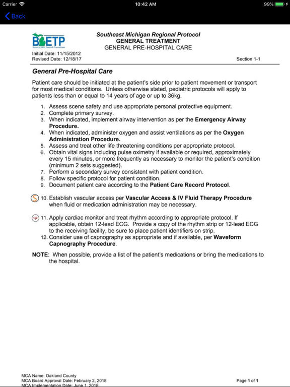 Screenshot #6 pour OCMCA Protocols