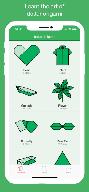 Dollar Bill Origami Screenshot