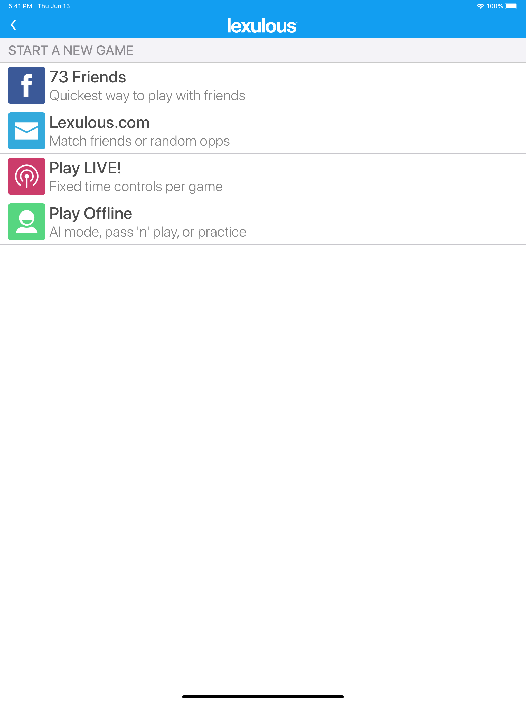 Lexulous Word Game screenshot 8