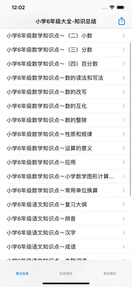 Game screenshot 小学六年级数学语文英语总结大全 mod apk