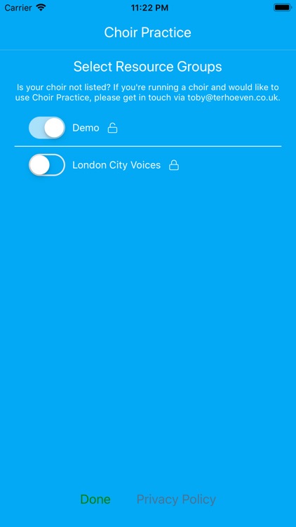 Choir Practice - The Choir App