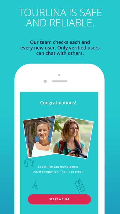 Tourlina - Female Travel Buddy Screenshot