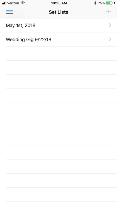 Screenshot #1 pour Set List Manager