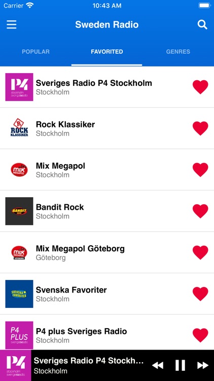 Sweden Radio Stations screenshot-3