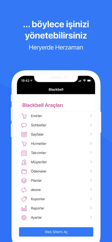 Blackbell - Web sitesi oluştur