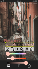 Imprint - Text on Photos screenshot