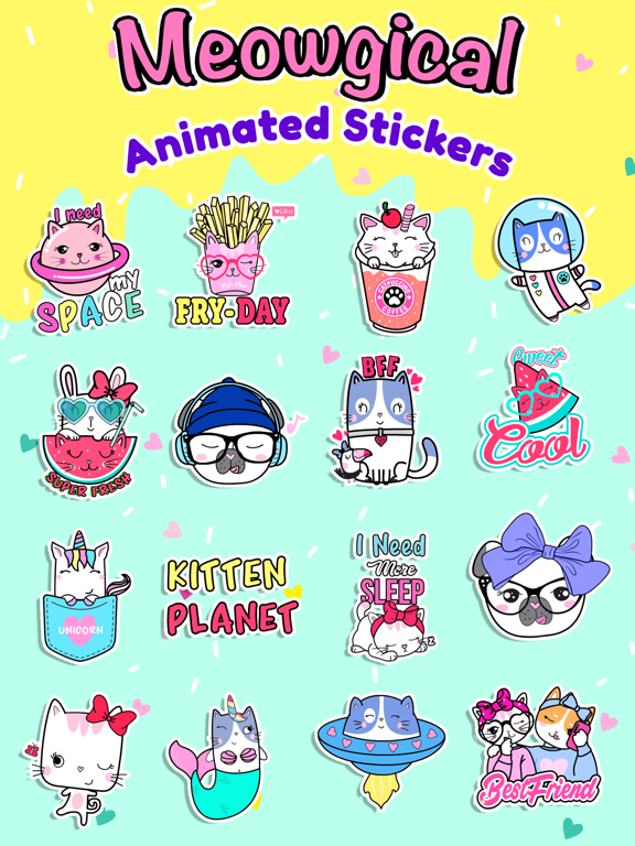 Screenshot #4 pour Meowgical: Animated Stickers