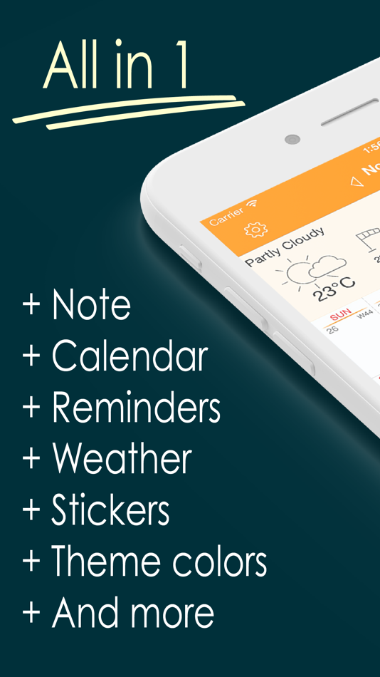 #1. Awesome Calendar (iOS) Podle: YunaSoft Inc.
