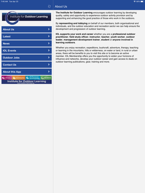 Screenshot #4 pour Institute for Outdoor Learning