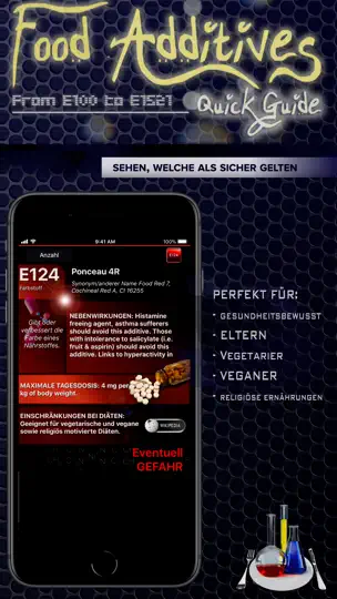 Screenshot von Lebensmittelzusatzstoffe 2 auf dem iPhone 3