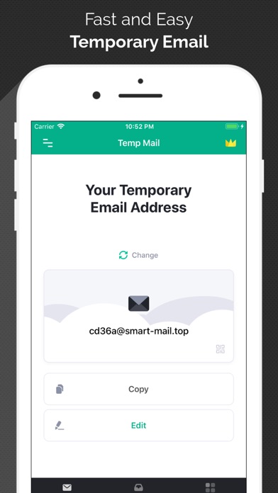 Temp Mail - Temporary Email Screenshot