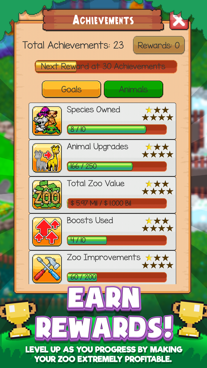Idle Tap Zoo iOS Mod IPA screenshot 5 - iOS game interface