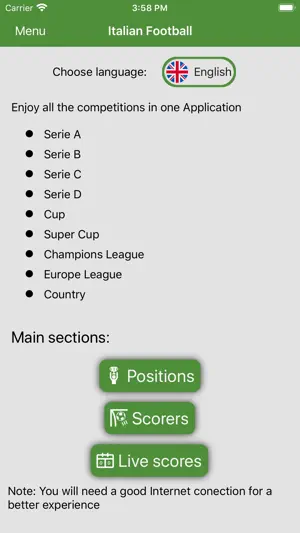 Italian Soccer Live screenshot 3