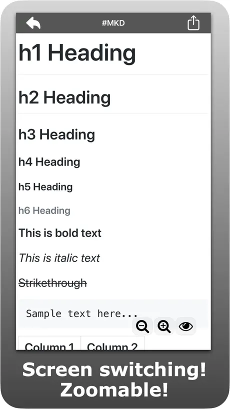 Markdown Editor - #MKD