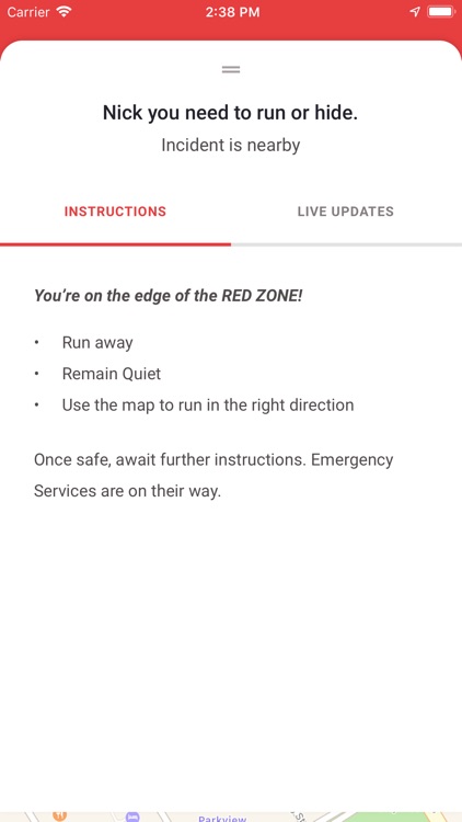 SOS2US Incident Reporting