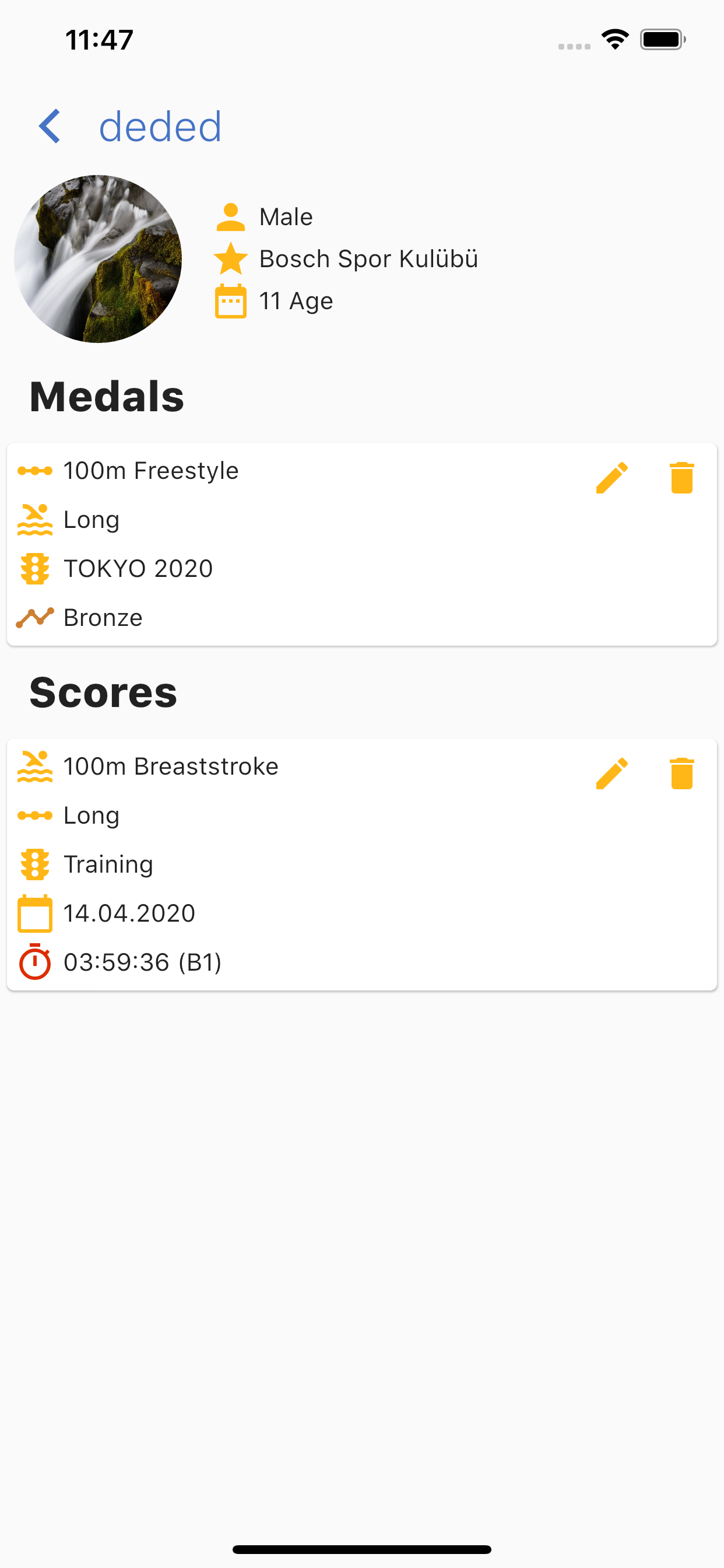 SwimmerApp screenshot 7