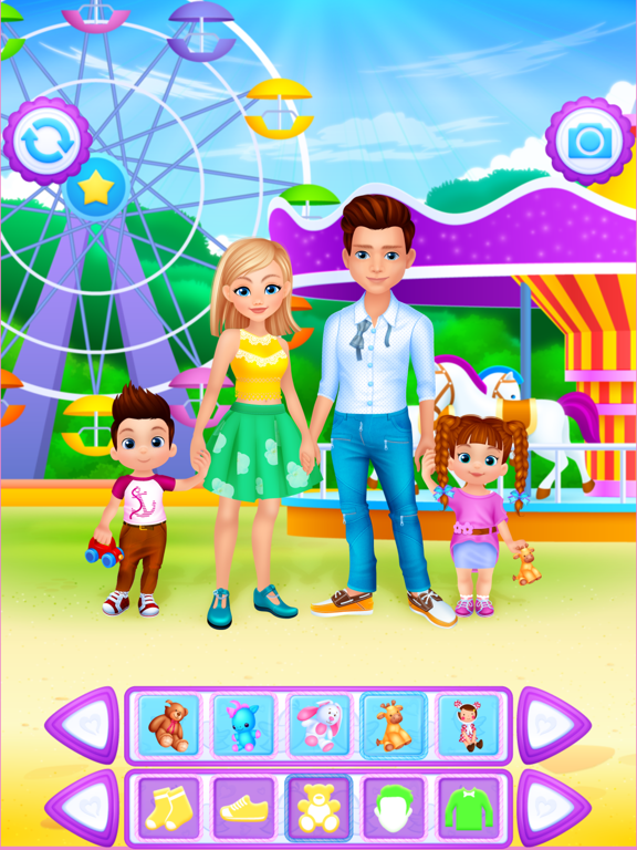 Screenshot #5 pour Family Dress Up: Parents & Kid
