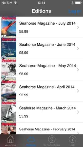 Game screenshot Seahorse Sailing Magazine apk