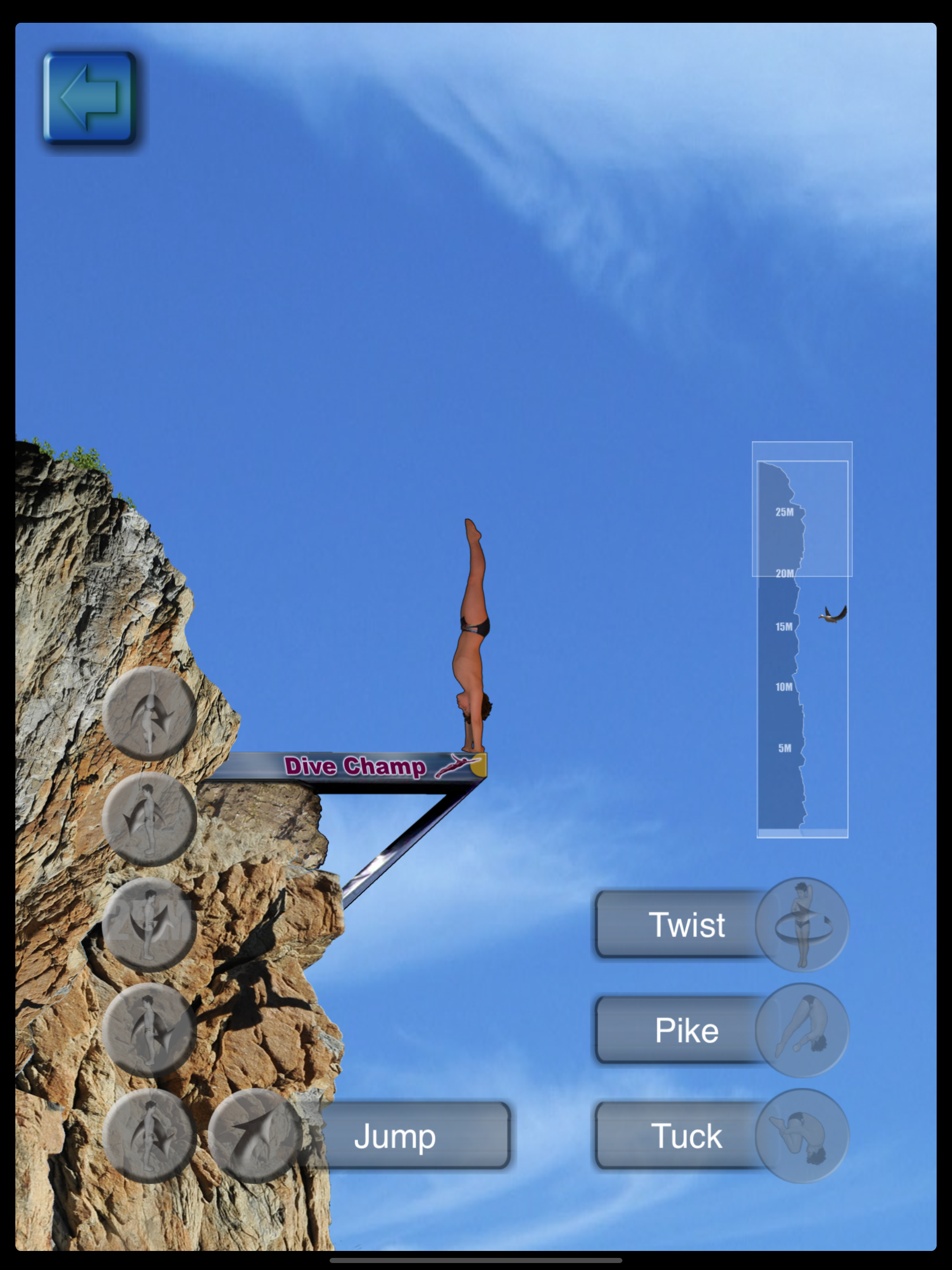 Cliff Diving Champ