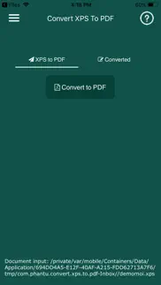 convertir xps a pdf iphone capturas de pantalla 2