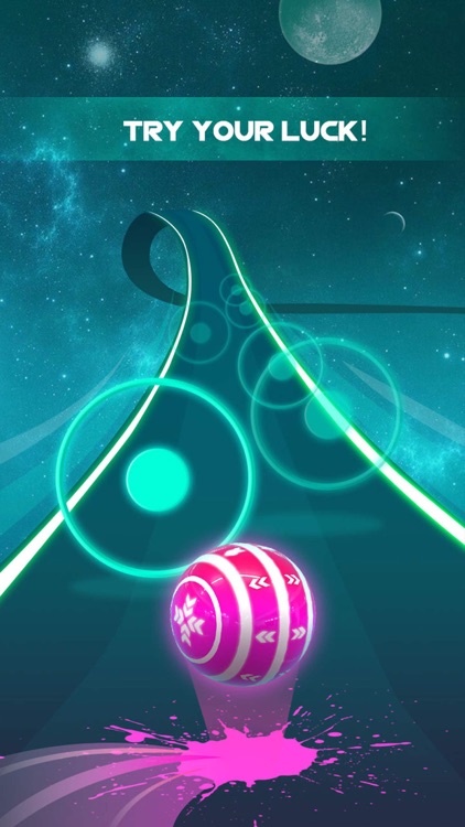 Dancing Neon Ball: Rush Road screenshot-5