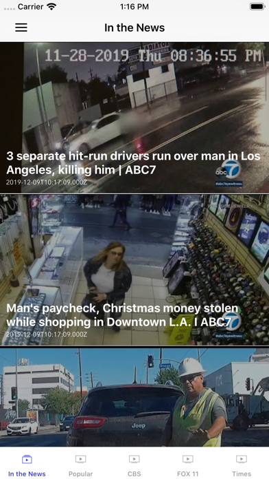 Los Angeles Local News Sports Screenshot