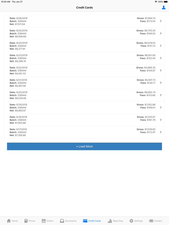 Carroll Fuel iPad screenshot 4 - Business app