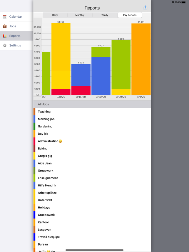 ‎Salarybook - Time Tracker Screenshot
