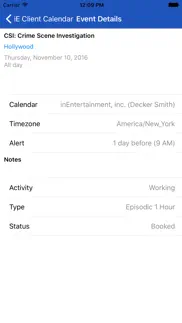 ie client calendar iphone screenshot 2