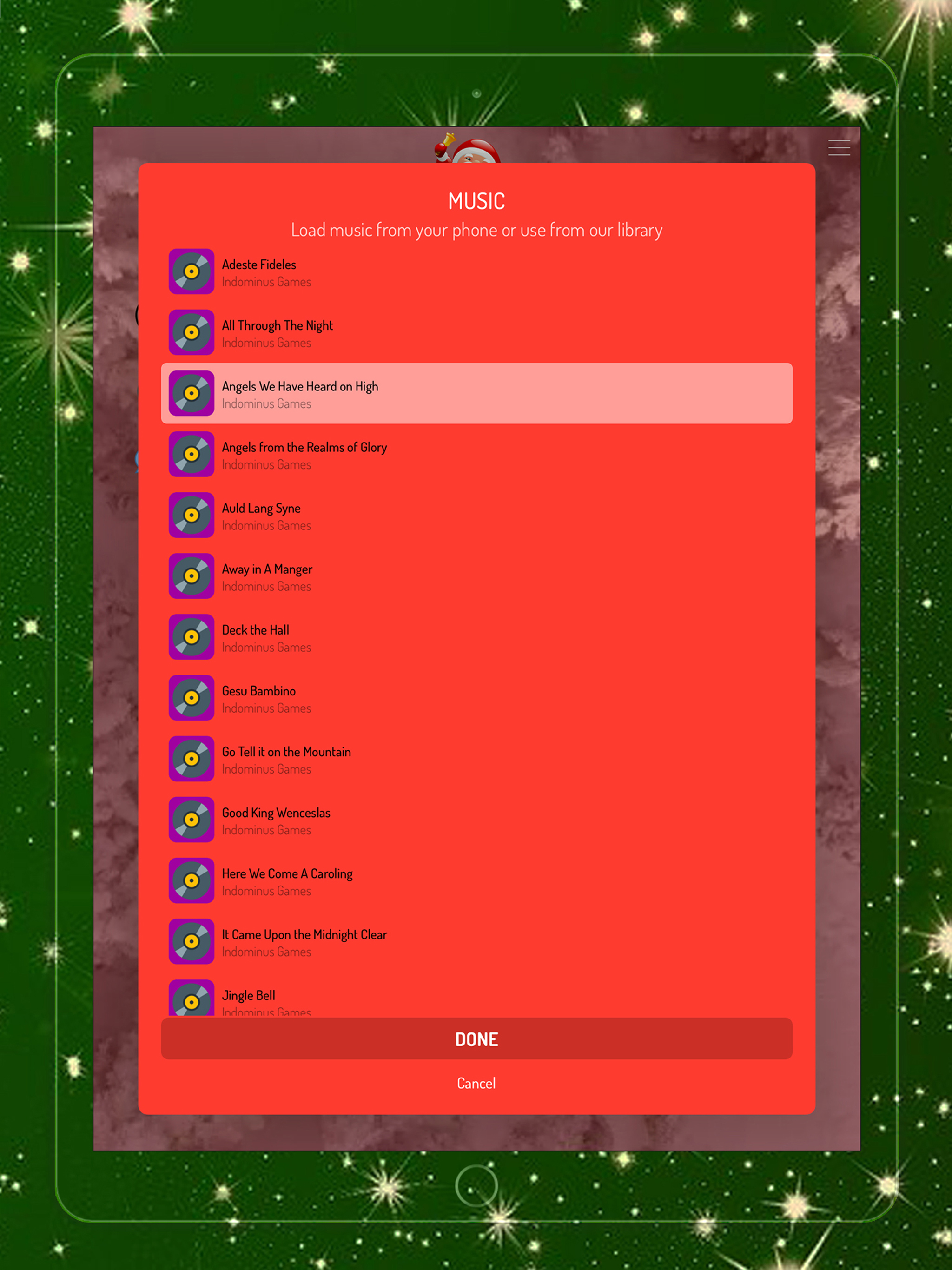 Christmas Camera Video Cards screenshot 12